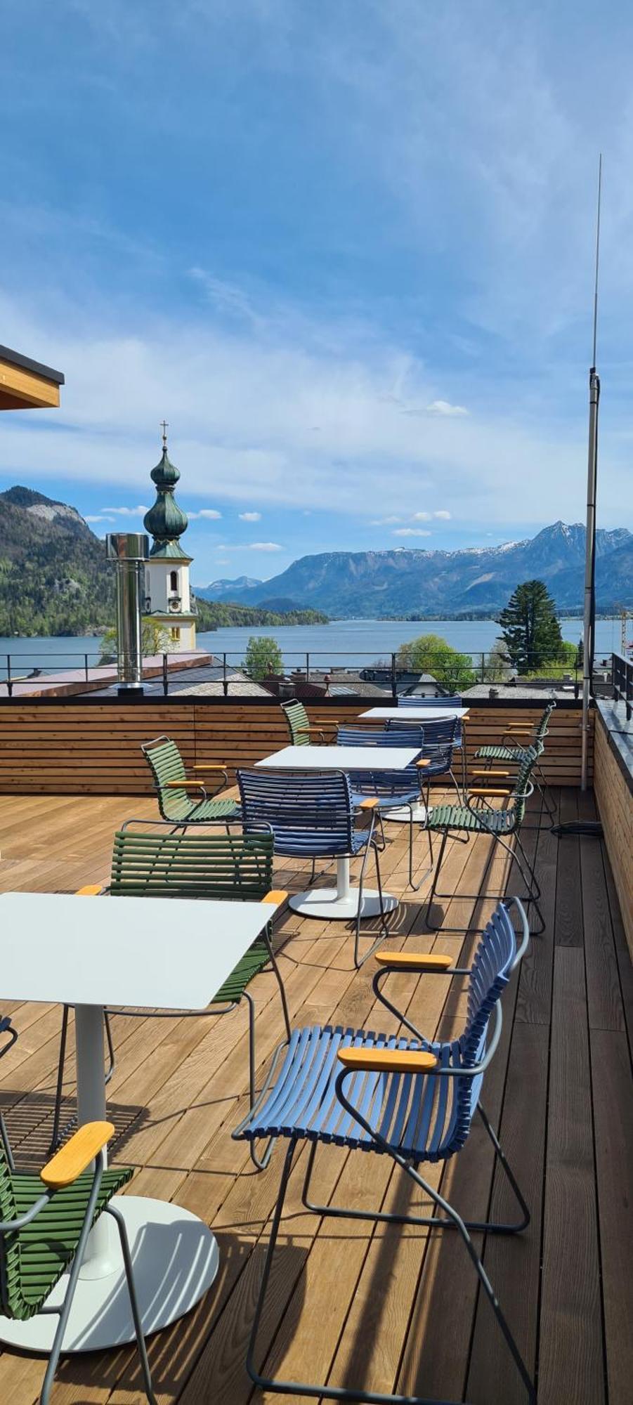 Hotel Gasthof Zur Post Sankt Gilgen Bagian luar foto